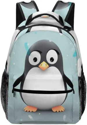 Stylish Backpack, Cute Penguinm Print Durable Backpack Travel Backpack Hiking Backpack Ergonomic Backpack Comfortable Backpack