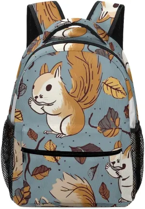 Stylish Backpack, Cute Squirrel Print Durable Backpack Travel Backpack Hiking Backpack Ergonomic Backpack Comfortable Backpack