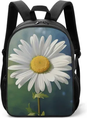Stylish Backpack, Daisy Flower Print Durable Backpack Travel Backpack Hiking Backpack Ergonomic Backpack Comfortable Backpack