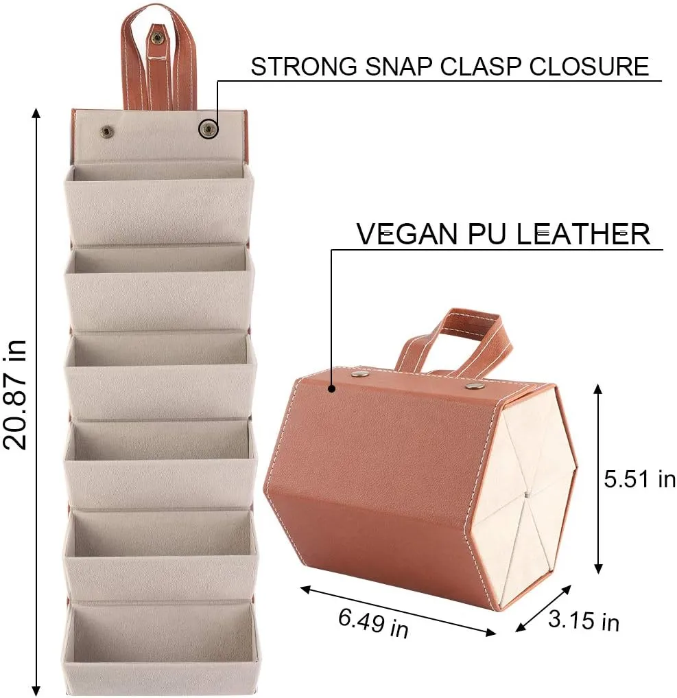 Sunglasses Organizer 6-Slot EyeGlasses Storage Display Travel Case