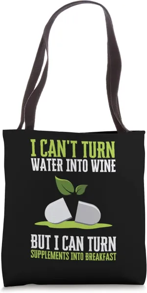 Supplementation Weight Lifting Joint Supplement Store Tote Bag