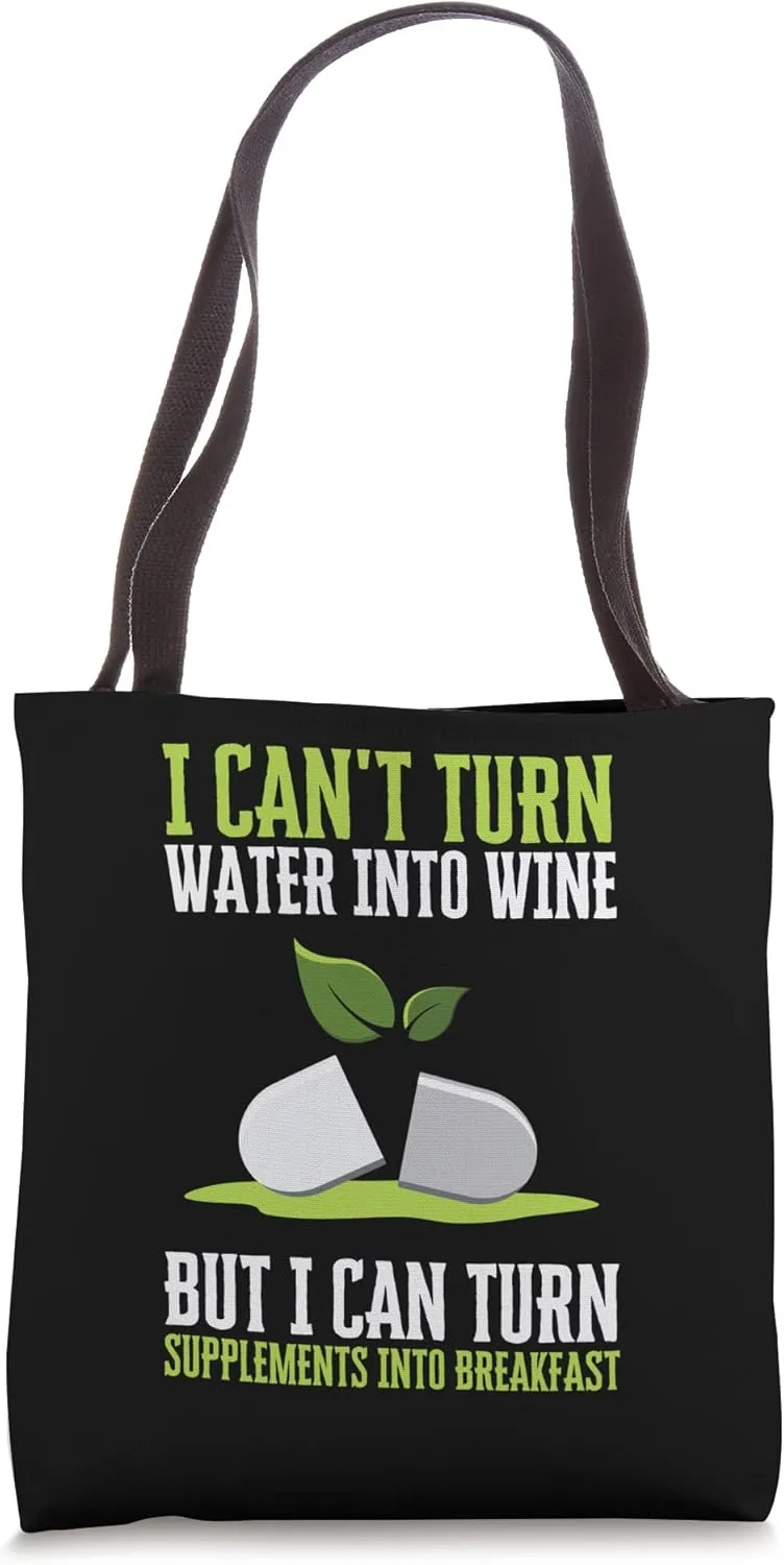 Supplementation Weight Lifting Joint Supplement Store Tote Bag