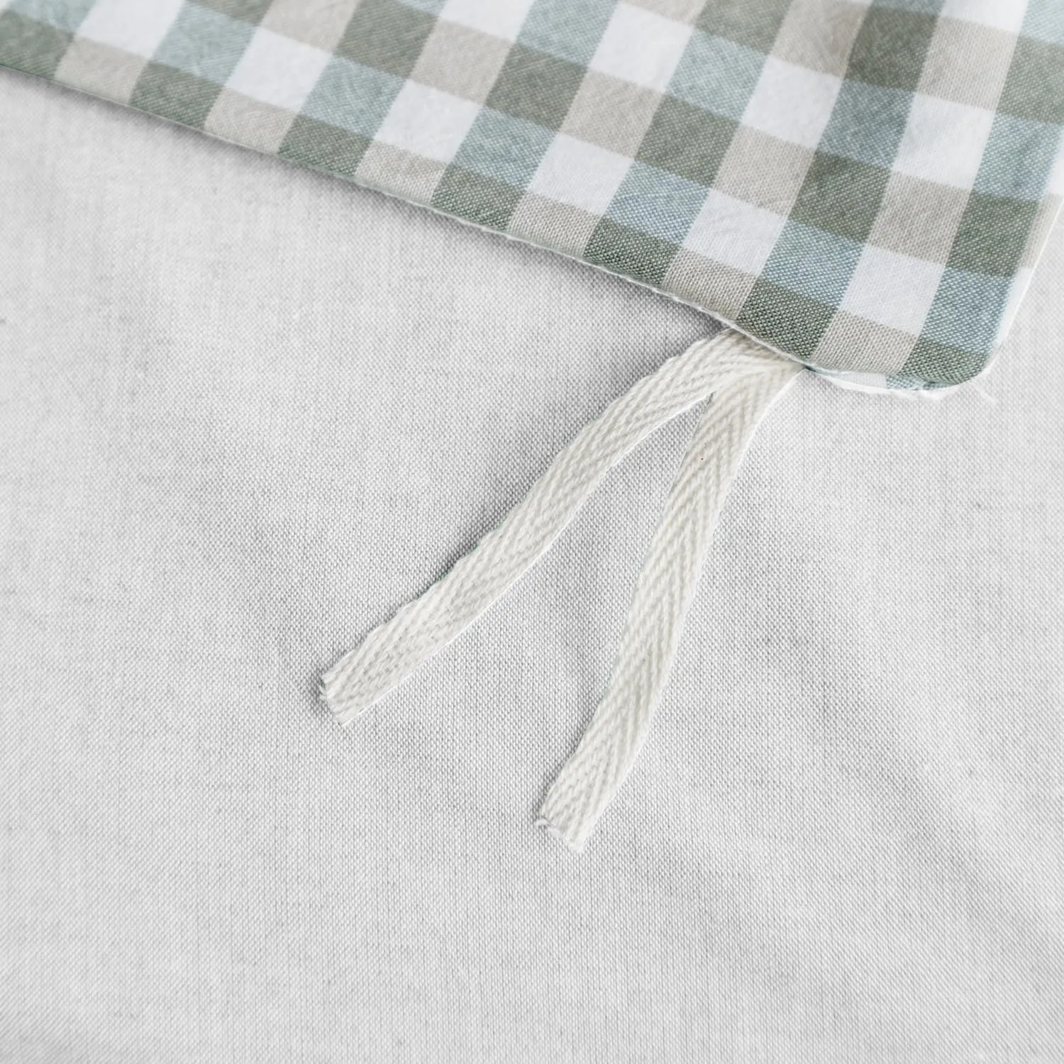 SUSYBAO Green Gingham Duvet Cover King Size 100% Washed Cotton Grid Duvet Cover Set 3 Pieces 1 Green Plaid Duvet Cover with Zipper Ties 2 Pillow Cases Luxury Green Gingham Grid Bedding Set Breathable