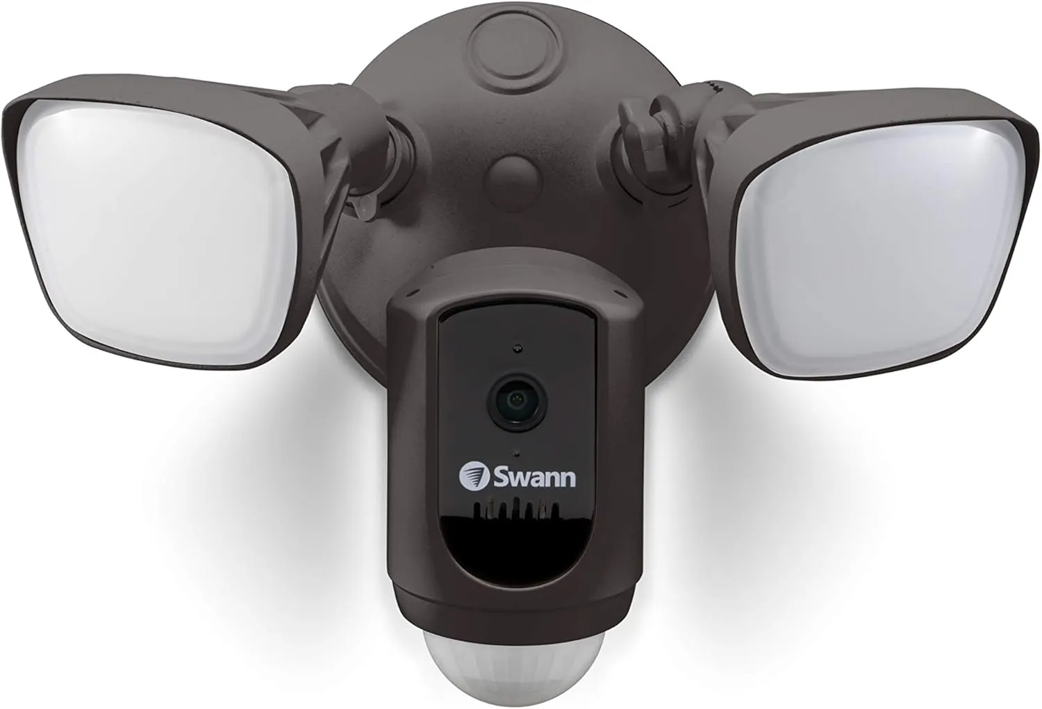 Swann Wi-Fi 1080p Waterproof Motion Activated FloodLight Camera with Night Vision, Heat Sensing, 2-Way Talk, Dimmable 2400 Lumens, Wide 125 Degree Viewing, Free Cloud & Local Recording