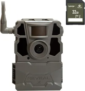TACTACAM Reveal X GEN 2.0 Cellular Trail Camera with 32GB SD Card Bundle
