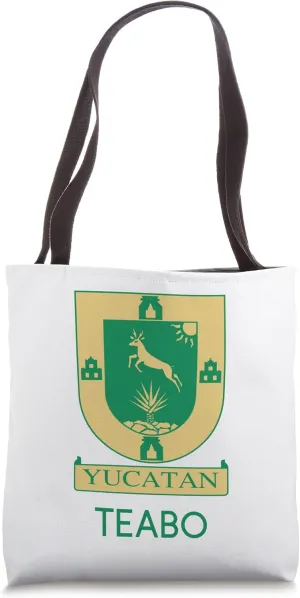 Teabo Yucatan Estado De Mexico Escudo Eagle Aguila Tote Bag