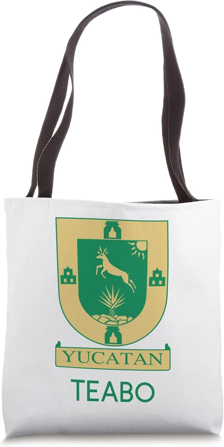 Teabo Yucatan Estado De Mexico Escudo Eagle Aguila Tote Bag
