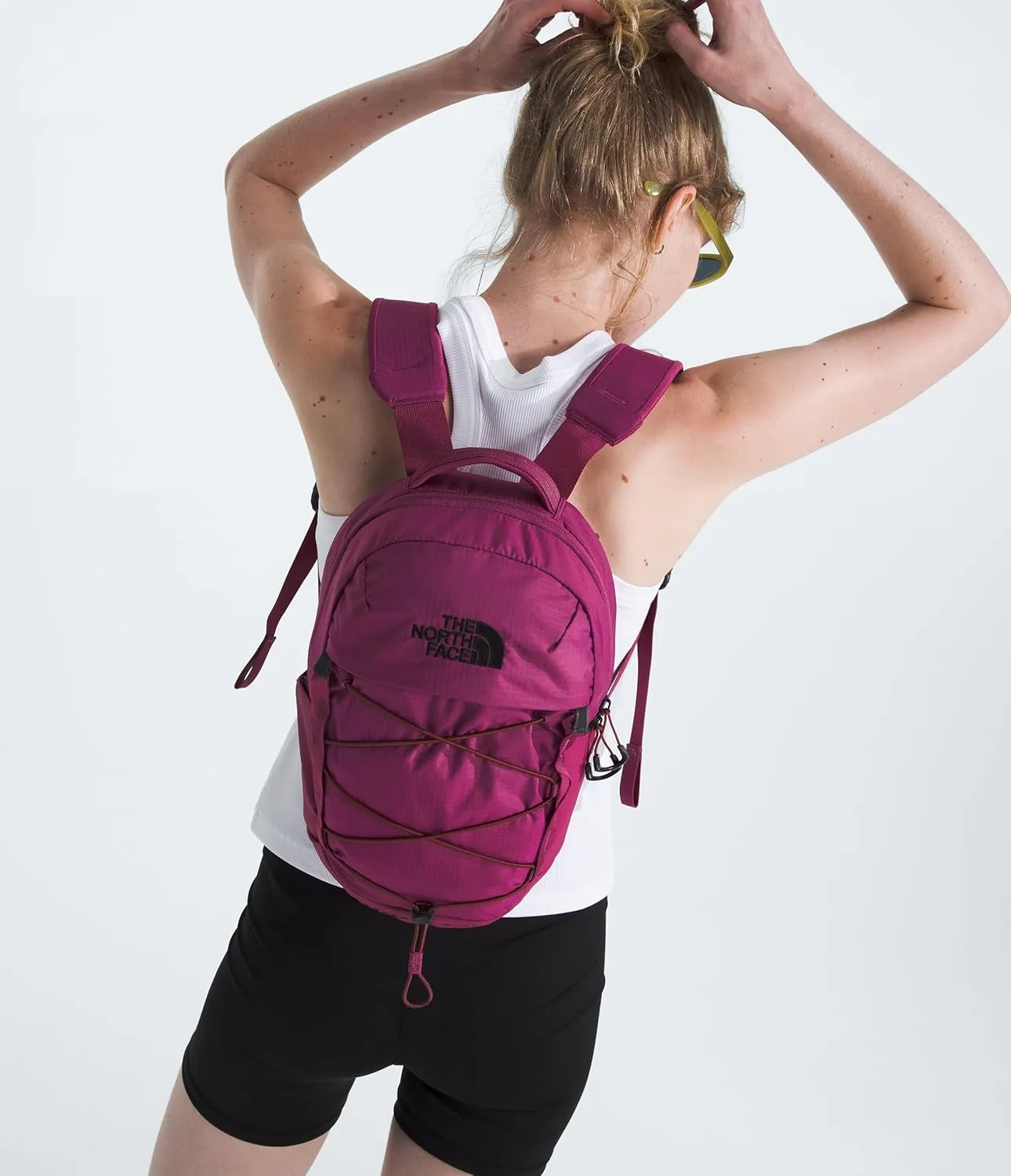 THE NORTH FACE 10L Mini Borealis Everyday Backpack - PFAS Free, Cyber Berry/Sumac, One Size