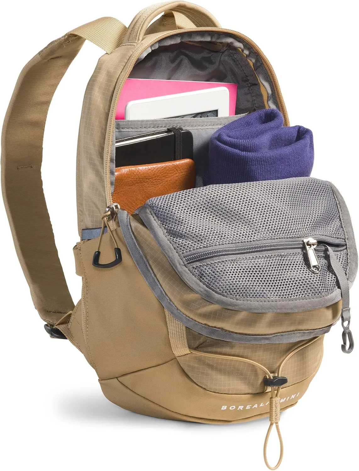 THE NORTH FACE 10L Mini Borealis Everyday Backpack - PFAS Free, Khaki Stone, One Size