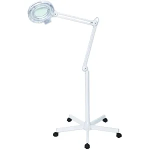 The Petra Magnifying Lamp - 5X Magnification   5-Spoke Rolling Base by Fantasea