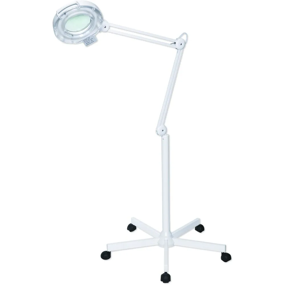 The Petra Magnifying Lamp - 5X Magnification   5-Spoke Rolling Base by Fantasea
