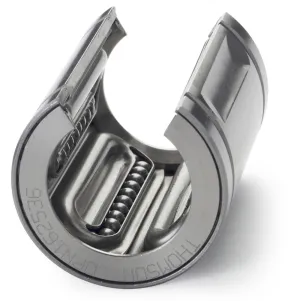 Thomson OPN81420, Ball Bushing Bearing, Precision Steel, A Grade, Open, for continuously supported applications; use with 0.5 in Diameter Shaft, Class L