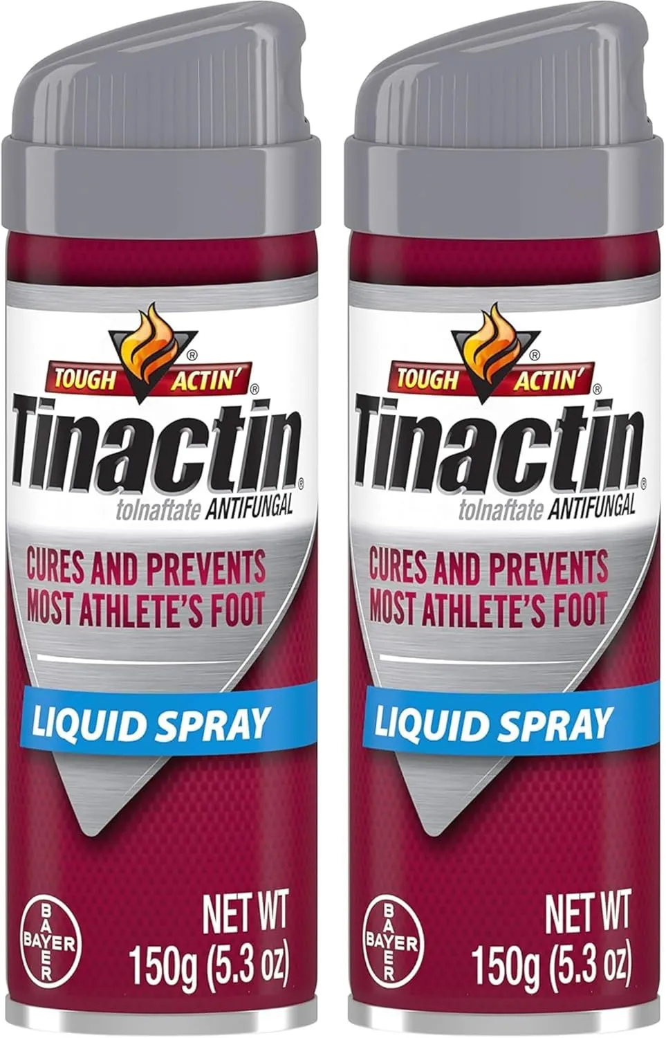 Tinectin Antifungal Liquid Spray for Athlete's Foot, 5.3 oz, 2 Pack Athlete's Foot Spray Antifungal Spray