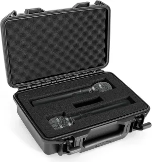 TORIBIO 11 Inch Hard Shell Carrying Case, IP67 Waterproof Portable Hard Case with Pre-Diced Foam, Customizable Foam for Microphone & Recorder, Equipment and More,11.6"x8.1"x4"