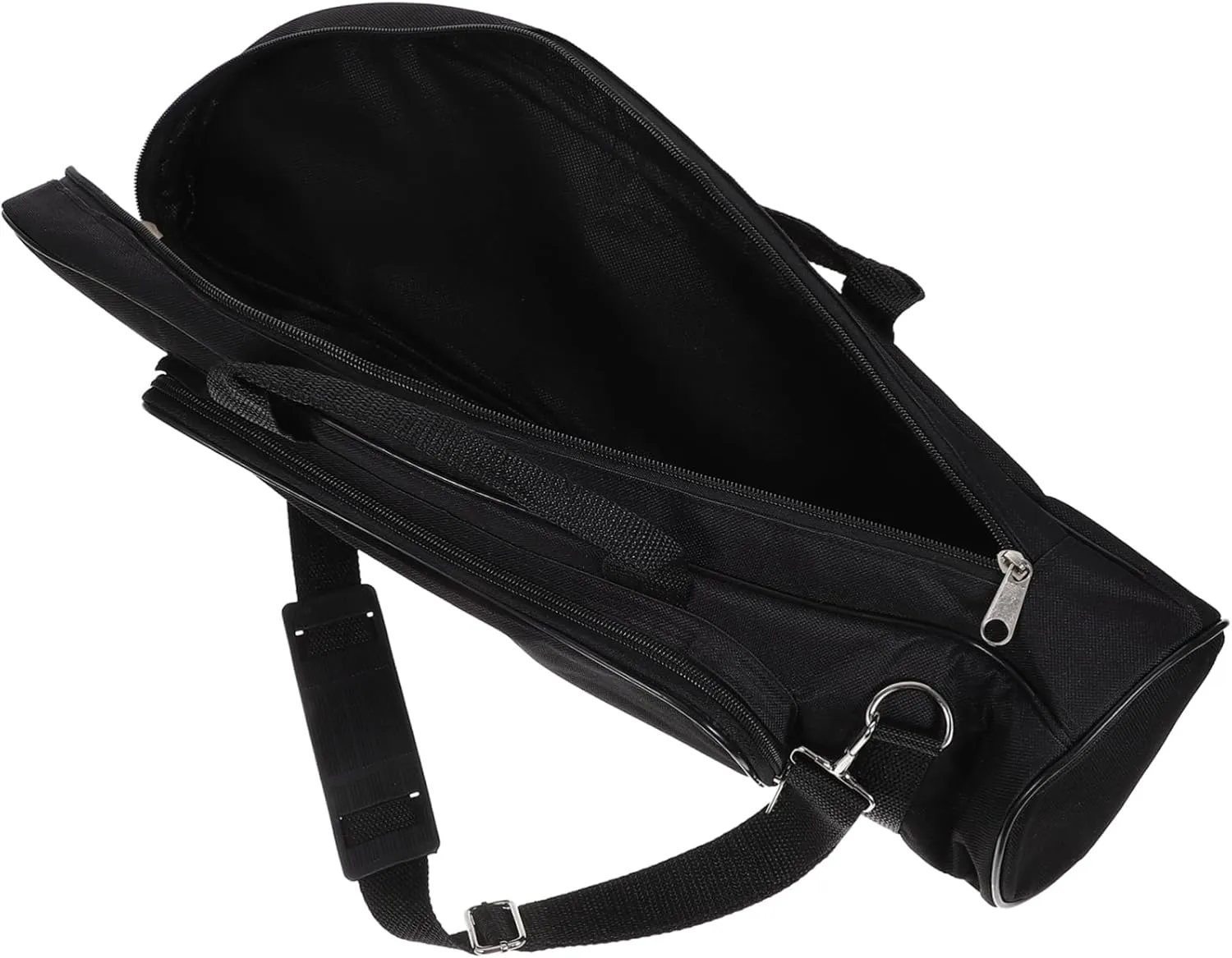 Totority Black Trumpet Carrying Case Backpack Portable Oxford Cloth Gig Bag for Trumpet Musical Instruments Travel Friendly Storage Holder for Trumpet Players