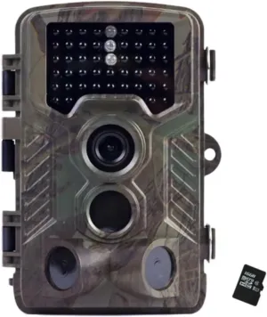 Trail Camera - 30MP Game Camera with Night Vision 0.2 Action Second Activation, IP66 Waterproof, Outdoor Security and Wildlife Monitoring