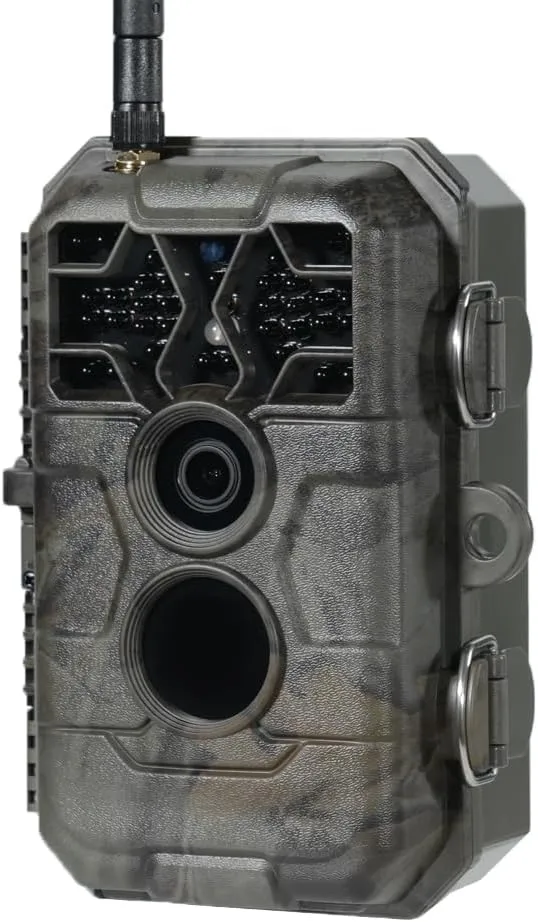 Trail Camera P80 Pro, WiFi Bluetooth, Super-Low-Light Sensitivity, 120° View Angle, 48MP 1296p Game Camera, No Glow Night Vision, Motion Activated, Waterproof