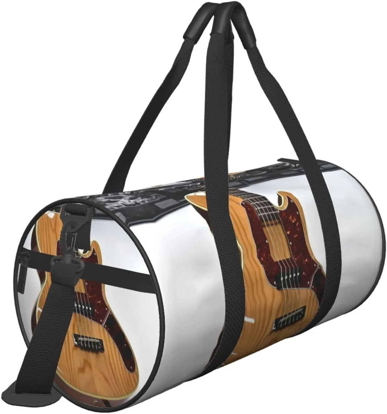 Travel Bag For Women,Guitar Musical Instrument Print Personal Item Duffle Bags,Weekend Travel Duffel Tote Bag,Travel Sport Gym Bag For Men,Airplane Travel Essentials For Flying