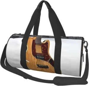 Travel Bag For Women,Guitar Musical Instrument Print Personal Item Duffle Bags,Weekend Travel Duffel Tote Bag,Travel Sport Gym Bag For Men,Airplane Travel Essentials For Flying