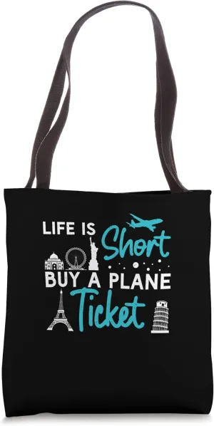 Travel Consultant Agent Plane Ticket Funny Tour Operator Tote Bag