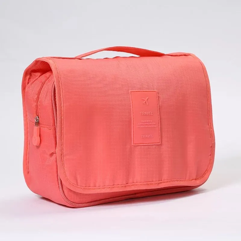 Travel Hook Cosmetic Bag Women Makeup Bag Waterproof Toiletries Beauty Pouch Unisex Bathroom Neceser Make Up Storage Organizer