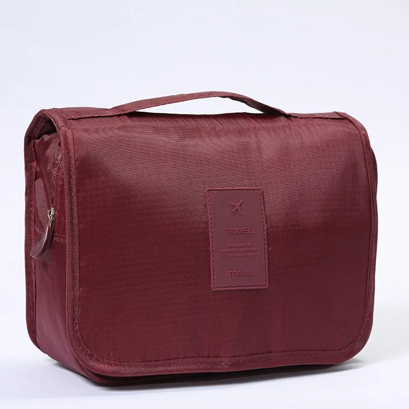 Travel Hook Cosmetic Bag Women Makeup Bag Waterproof Toiletries Beauty Pouch Unisex Bathroom Neceser Make Up Storage Organizer