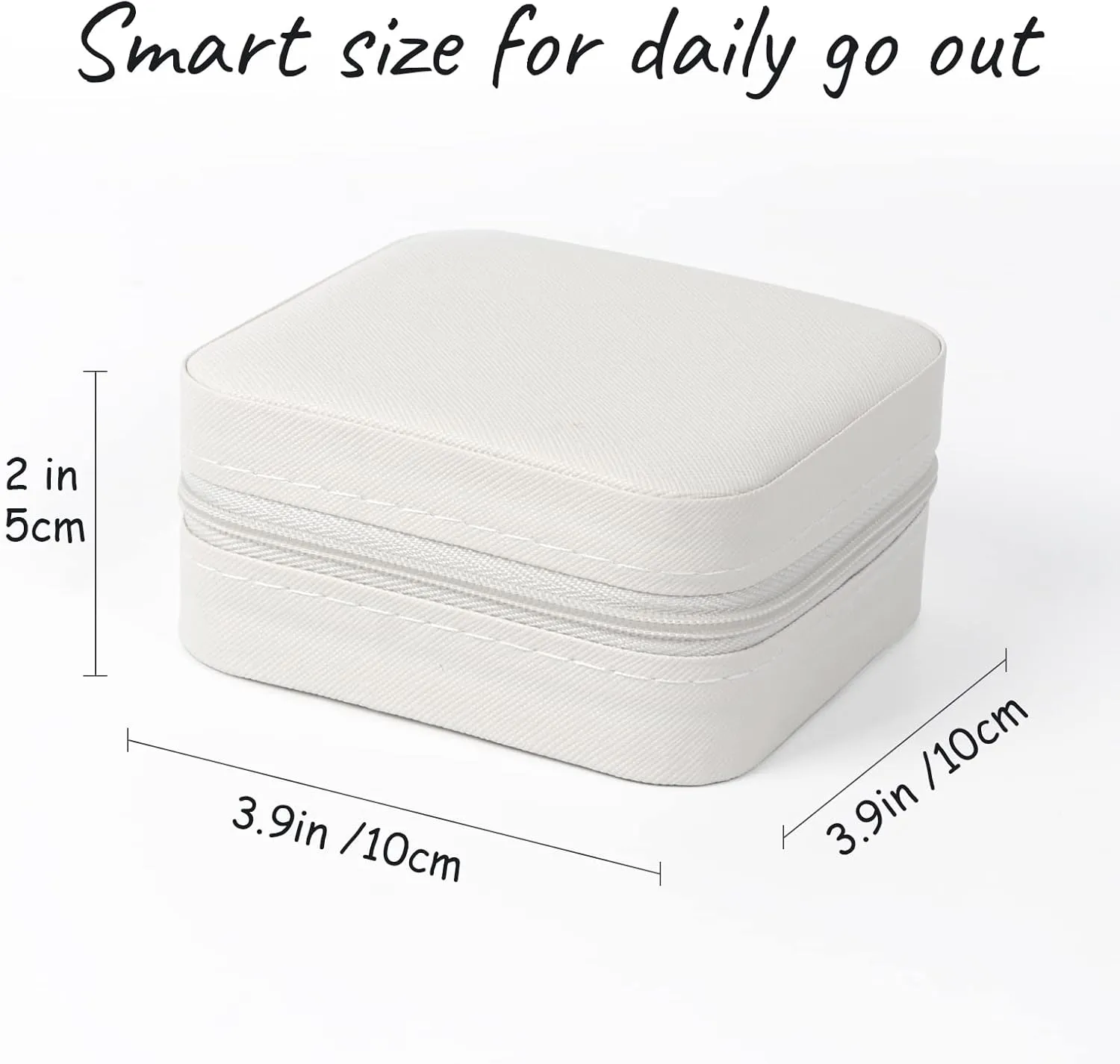 Travel Jewelry Case Small Jewelry Box Jewelry Organizer Storage Case Portable PU Leather Mini Jewelry Travel Case for Girls Womens Earring, Necklace, Rings,Bracelets