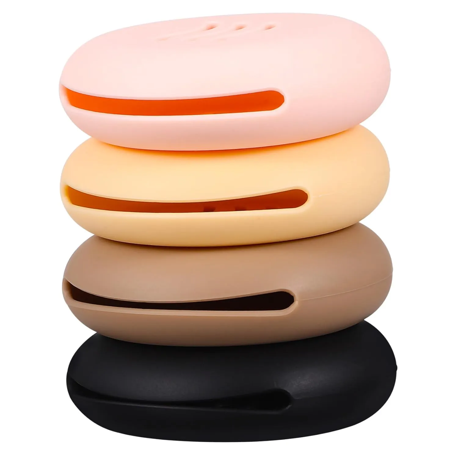 Travel Makeup Sponge Storage Bag 4 Silicone Powder Puff Cases Holder for Organizing