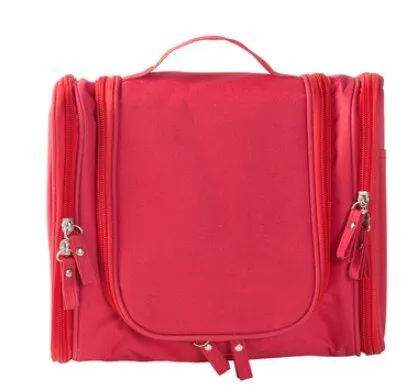 Travel Portable Cosmetic Bag 6 Color hang Hook Folding Wash Make-up Organizer Neceser makeup pouch for Women Beauty Toilet Bag