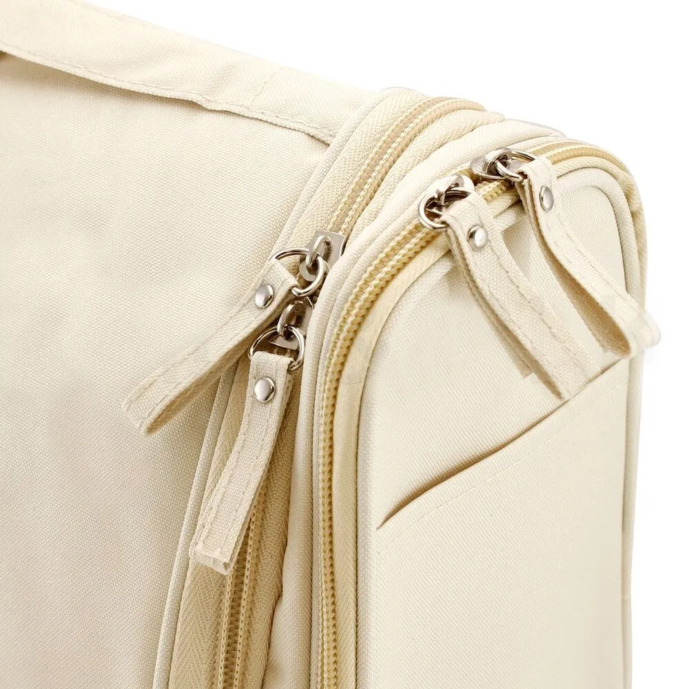 Travel Portable Cosmetic Bag 6 Color hang Hook Folding Wash Make-up Organizer Neceser makeup pouch for Women Beauty Toilet Bag