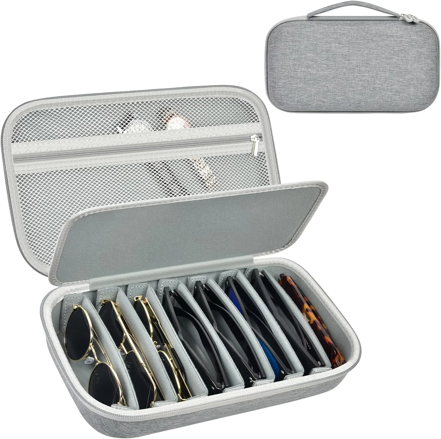 Travel Sunglasses Organizer Cases for Quay Polarized Sunglasses Men Women, Trendy Sunglasse Storage Holder (Bag Only)