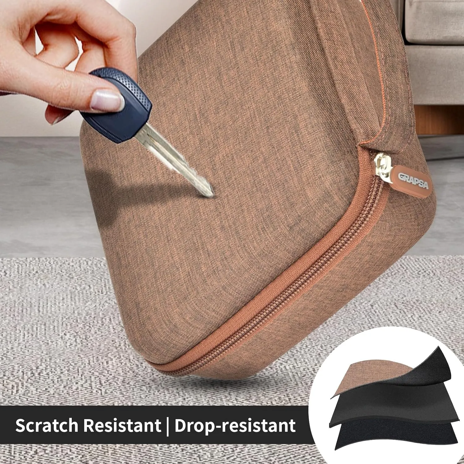Travel Sunglasses Organizer Cases for Quay Polarized Sunglasses Men Women, Trendy Sunglasse Storage Holder (Bag Only)