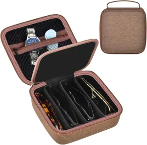 Travel Sunglasses Organizer Cases for Quay Polarized Sunglasses Men Women, Trendy Sunglasse Storage Holder (Bag Only)