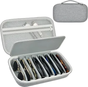 Travel Sunglasses Organizer Cases for Quay Polarized Sunglasses Men Women, Trendy Sunglasse Storage Holder (Bag Only)