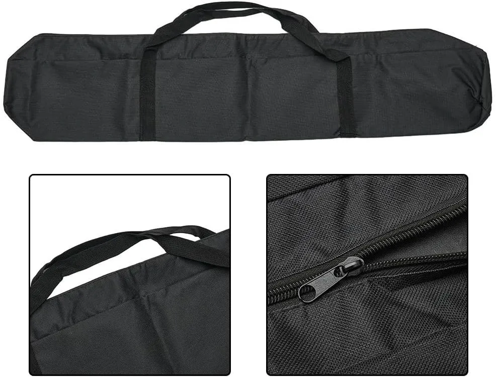 Tripod Case,Heavy Duty Tripod Bag with Shoulder Straps and Handles, All Sides 1 cm Thick Padded Carrying Case with Zippered Pockets for Speaker Stand, Monopod(100 * 20CM)
