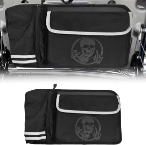 Trunk Lid Organizer Bag Pouch for Harley Tri Glide Freewheeler Trike 2009-2025 Models, Replace# 93300001