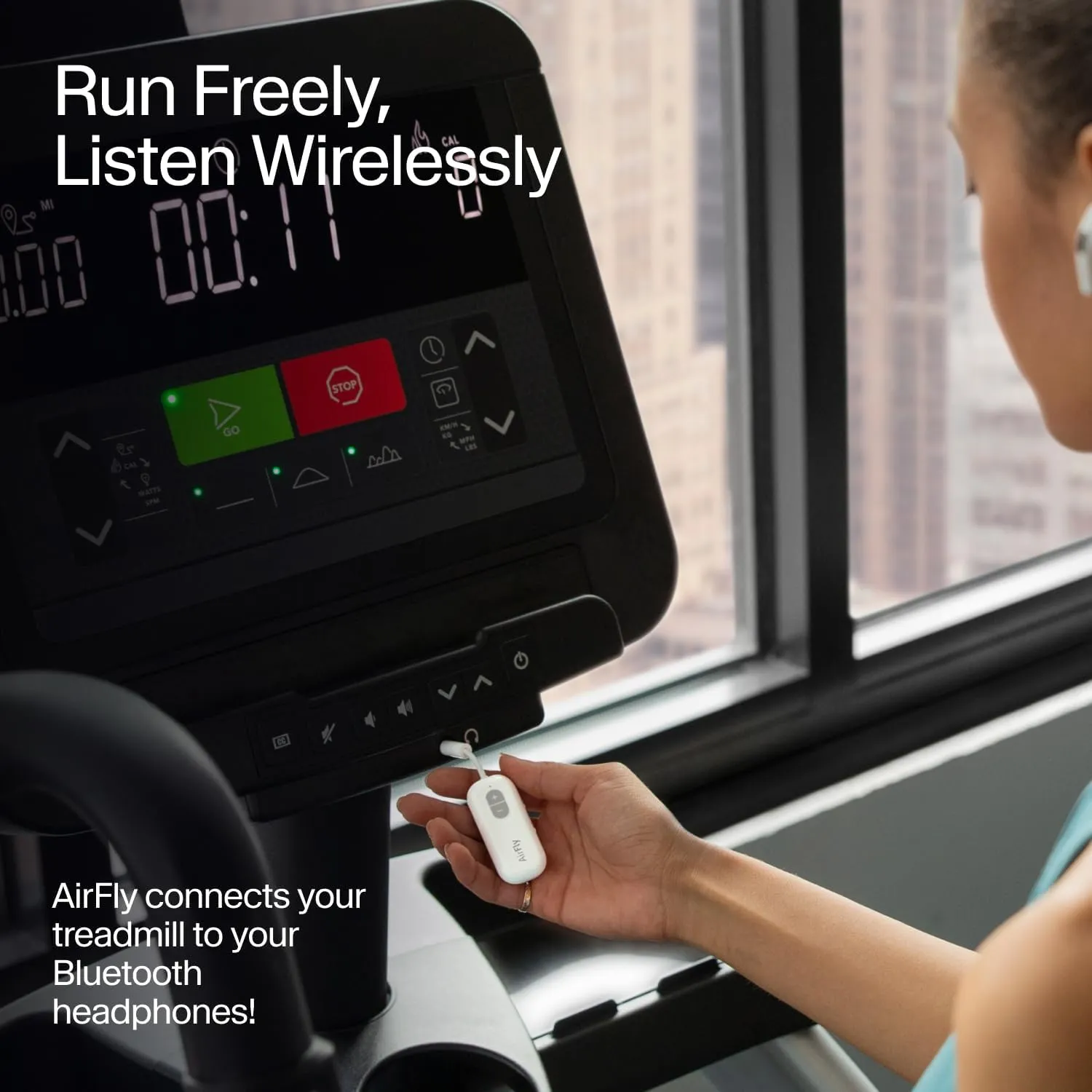 Twelve South AirFly SE | Bluetooth Wireless Audio Transmitter Adapter for AirPods/Headphones, 20  Hr Battery, works with 3.5mm aux jacks on Airplanes, TVs, Stereo, Gym equipment and Travel, Iridescent
