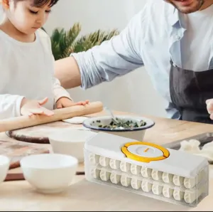 Two Layer Dumpling Storage Box