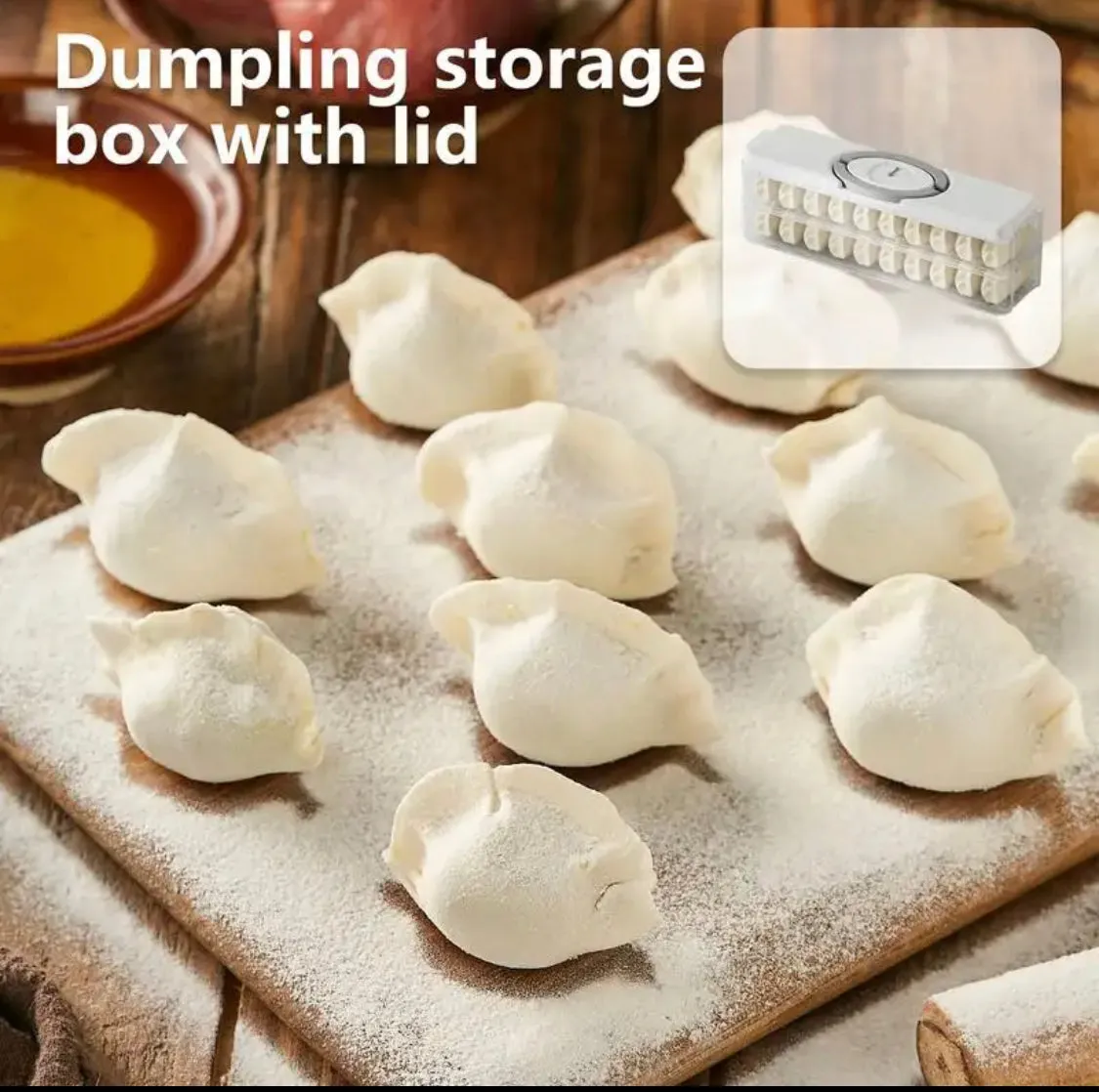 Two Layer Dumpling Storage Box