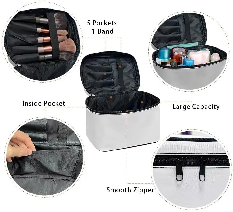 Uasibuni Serpentine Small Cosmetic Bag Travel Aesthetic Makeup Bag Organizer Storage Pouch Handbags Makeup Case