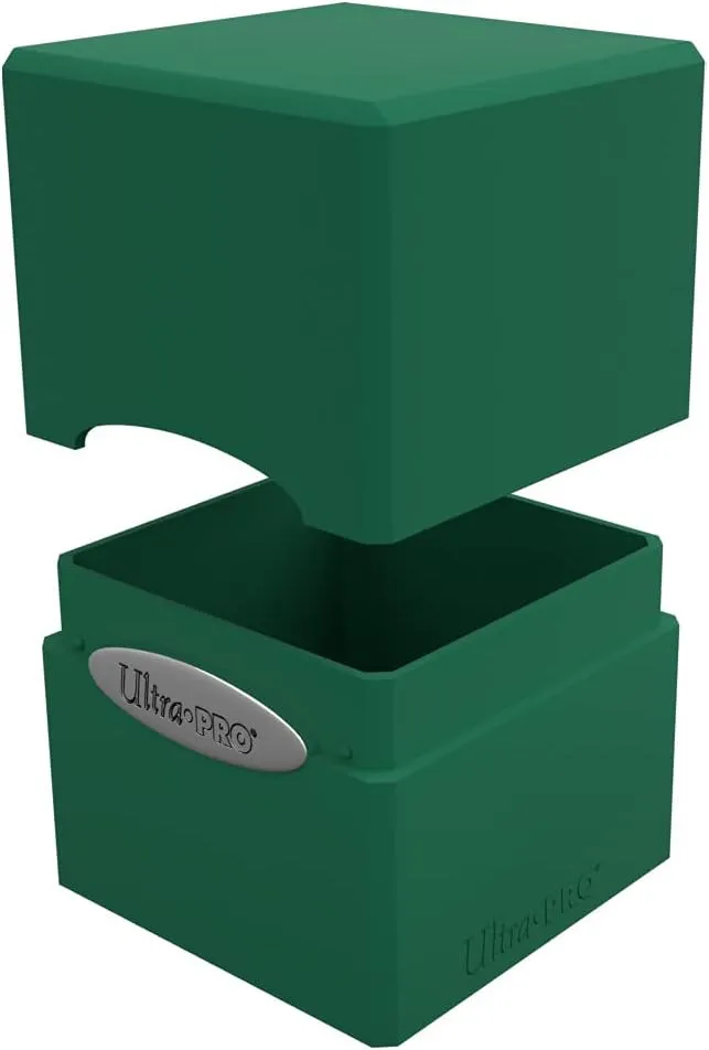 Ultra Pro E-15588 Satin Cube Deck Box-Forest Green