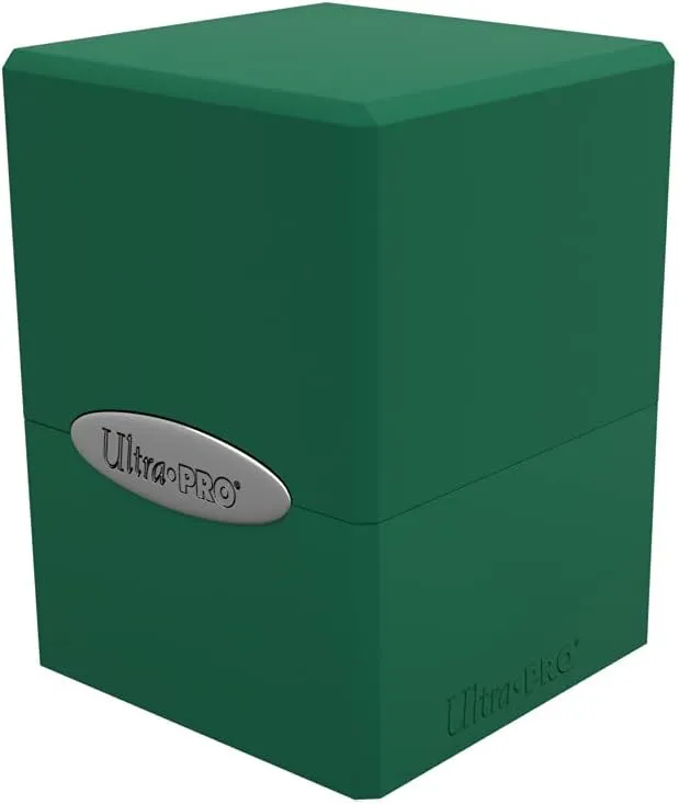 Ultra Pro E-15588 Satin Cube Deck Box-Forest Green