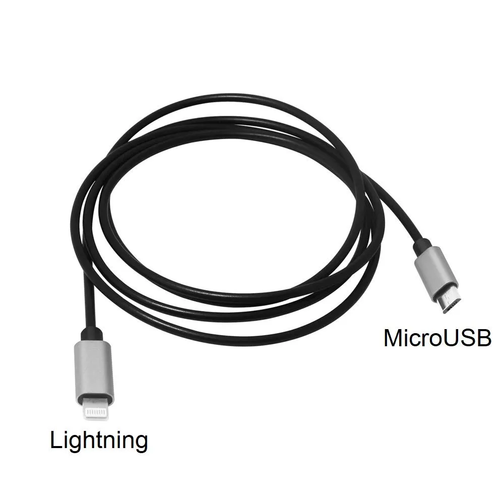 Ultra Tough & Durable iOS 15 to MicroUSB OTG Pro Cable 2m 6ft for Blue Yeti X Microphone, iPhone 13 Pro Max Mini,11,12, HiFi Oppo HA2 K5, iRig HD2 Camera, 8 Pin to Android Cord