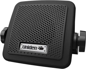 Uniden (BC7) Bearcat 7-Watt External Communications Speaker. Durable Rugged Design, Perfect for Amplifying Uniden Scanners, CB Radios, and Other Communications Receivers.,Black