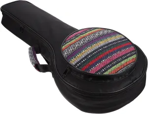 Unique National Style Knitted Mandolin Case Comfortable Double Shoulder Bag Accessory Small Bag for Easy Organization