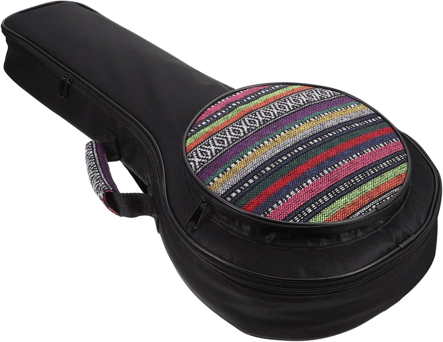 Unique National Style Knitted Mandolin Case Comfortable Double Shoulder Bag Accessory Small Bag for Easy Organization