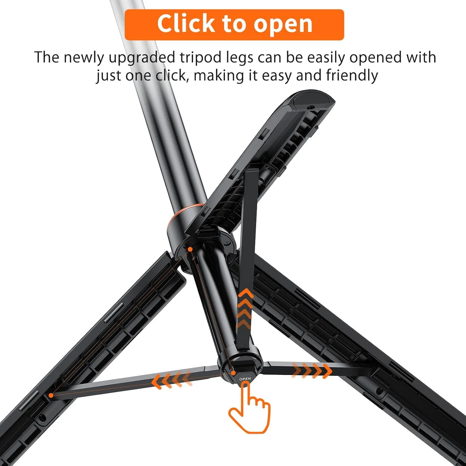 UURig TP21 54inch Telescopic Selfie Stick Long with Tripod, Waterproof Hand Grip, for Insta360 GoPro Hero 10 9 8 7 6 5 4 3 2, Fusion, Max, Session, AKASO, SJCAM, DJI Osmo Action 5Pro/4/3