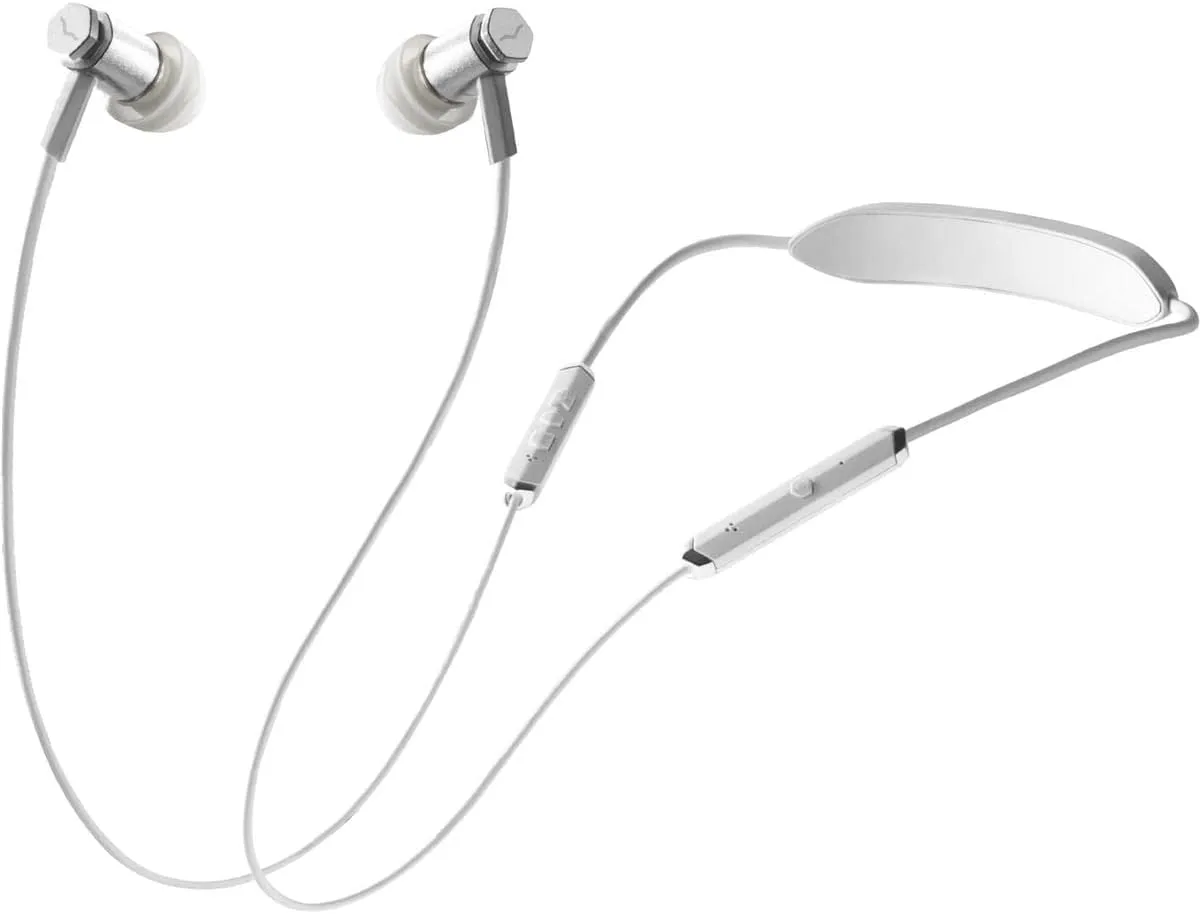 V-MODA Forza Metallo Wireless in-Ear Headphones - White Silver