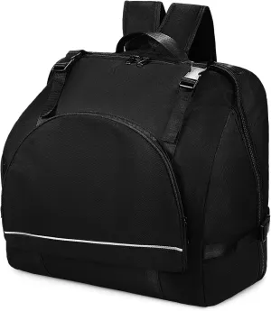 Vaguelly Accordion Bag, Padded 48/60/72 Bass Piano Gig Bag Backpack with Shoulder Straps, Accessories Bag, Accordion Case Instrument Carrying Bag, Black