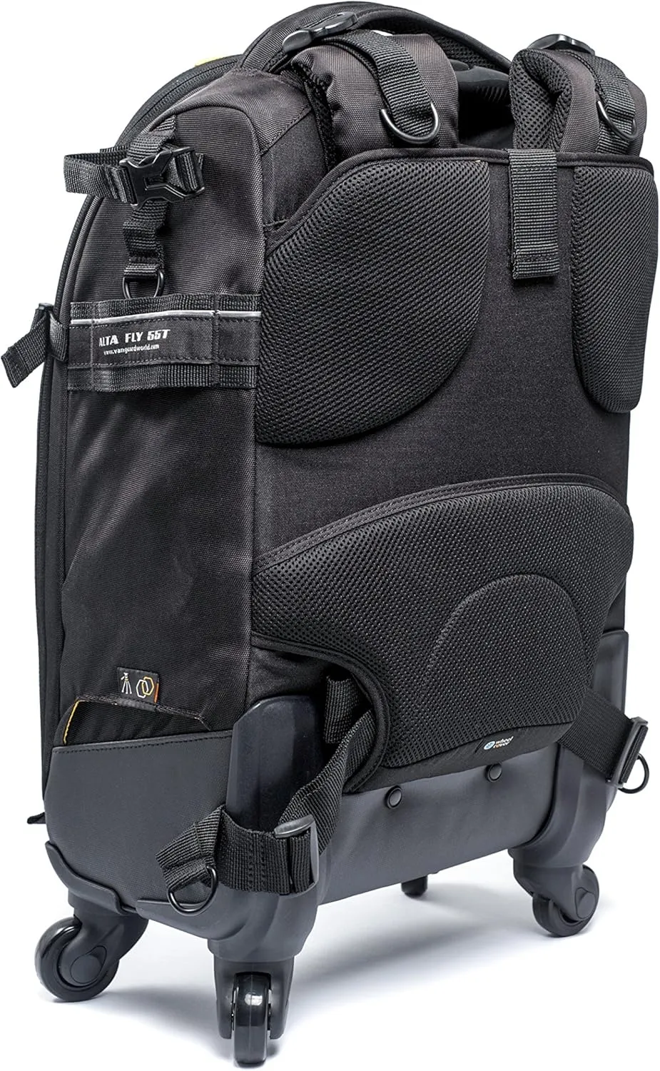 VANGUARD ALTA FLY 55T DSLR Camera Backpack, 4 Wheel Spinner/Trolley, Black